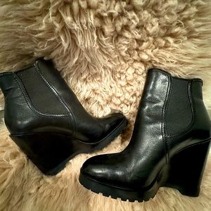 Michael Kors wedge boots